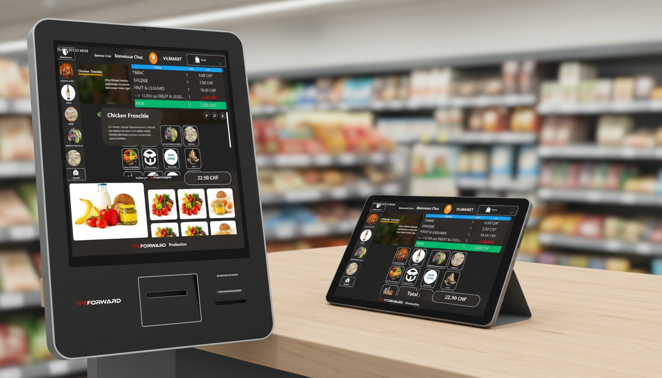 Borne de commande tactile